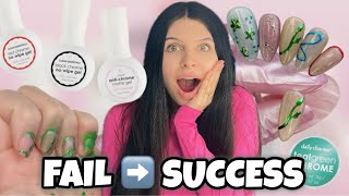 I WAS WRONG… Daily Charme Chrome Gels ACTUALLY Work! Perfect Chrome Nail Hack