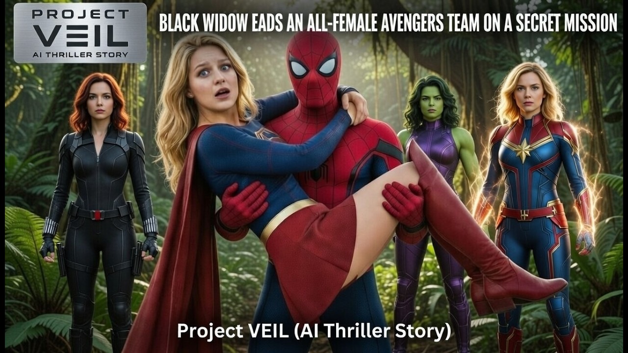 Black Widow Leads an All-Female Avengers Team on a Secret Mission | Project VEIL (AI Thriller Story)