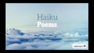 How to create Haiku Poems