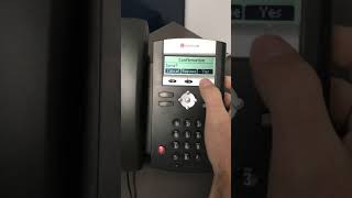 Call forwarding on polycom phone -