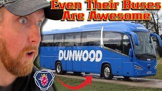 American Reacts to Scania Buses in Europe..