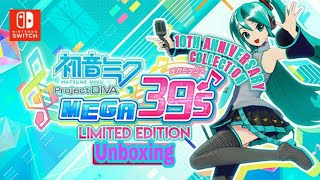 Hatsune Miku Project DIVA Mega 39's 10th anniversary edition unboxing