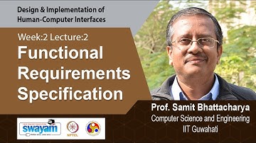 Lec 7: Functional Requirements Specification