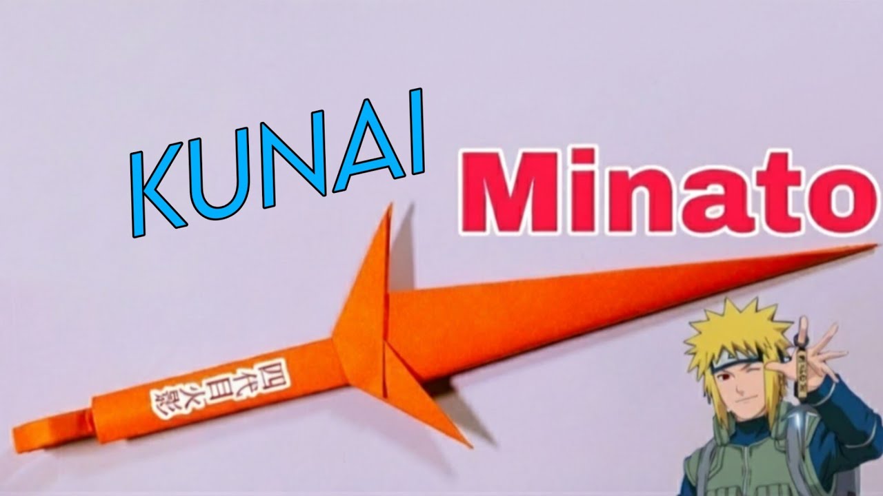 How to Make Paper Kunai Minato | Origami | Simple 