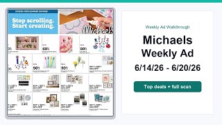 Michaels Weekly Ad 26 - 26 Top Deals