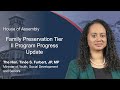 Family Preservation Tier II Program Progress Update