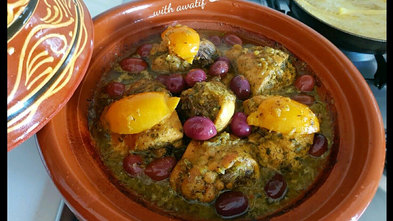 طريقة طاجين الدجاج بالبطاطس مقلية مدغمر طايب بدون ماء نهائيا و المذاق لذيذ بزاف