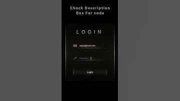 Login page using html/css   #loginpage #shorts #viral #html #css #webdeveloper