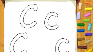 Alphabet Coloring Pages - Letter C Coloring Page