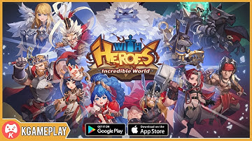 WITH HEROES Gameplay IDLE RPG Android iOS
