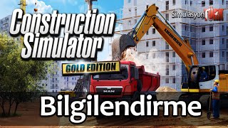 Construction Simulator: Gold Edition İncelemesi (Türkçe)