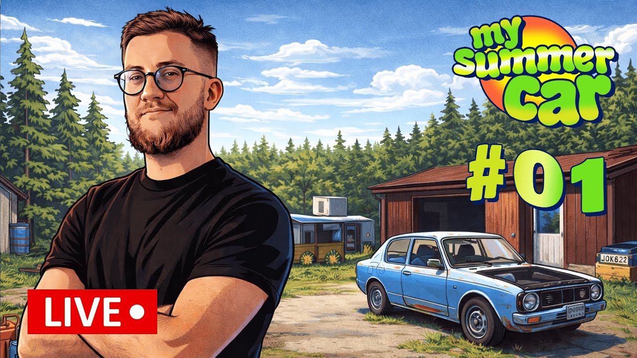 AUTOMOBLIO SURINKIMO PRADŽIA | MY SUMMER CAR #01 PART II (LIVE)
