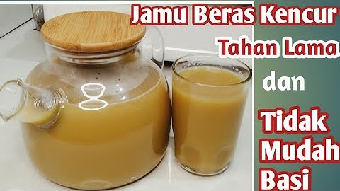 Resep Jamu Beras Kencur Tahan Lama || Begini Cara Buatnya