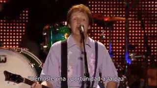 Paul McCartney - A Day In the Life / Give Peace a Chance (Sub Español) | Canada 2008 HD