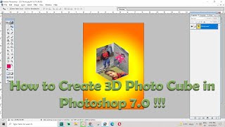 How to Create 3D Photo Cube in Photoshop 7.0 !!! screenshot 4