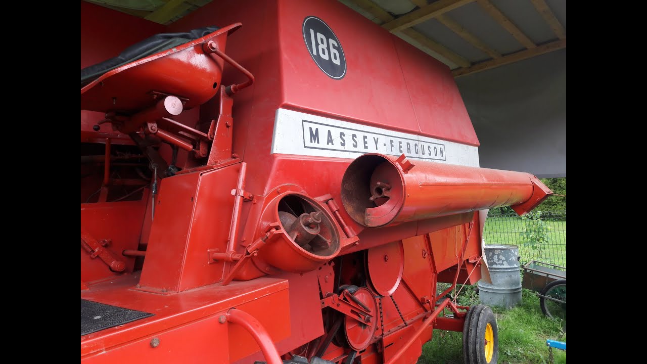 Obsługa kombajnu Massey Ferguson 186