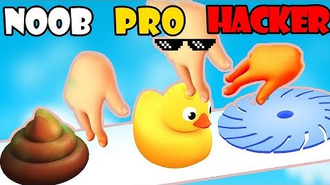 NOOB vs PRO vs HACKER - Crushy Fingers 2 | Gameplay Walkthrough (Android,iOS)