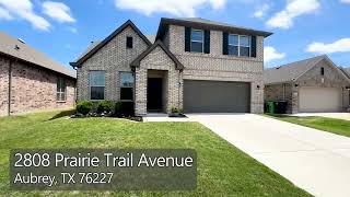 Just Listed: 2808 Prairie Trail Avenue, Aubrey, TX 76227
