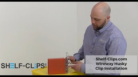 How to Install the Wireway Husky Pallet Rack Clip - Shelf-Clips.com
