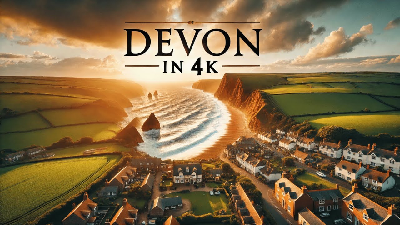 Discovering Devon  Natural Beauty from Above | 4K Drone Footage