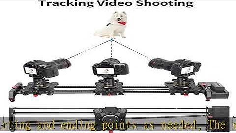 GVM Motorized Camera Slider,31" Wireless Carbon Fiber Dolly Rail Camera Slider with APP Control, Mo