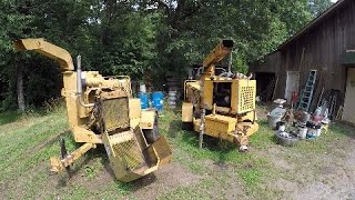 Making one good wood chipper out of two bad ones.