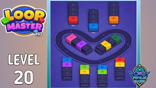 Loop Master: Color Jam Sort Expert Level 20: Gameplay Solution