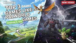 Top 3 Games Like Palworld For Android 💀 || Open World Adventure Games #palworld #monstertaming screenshot 4
