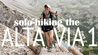 Randonnée en solo sur l'Alta Via 1 | Dolomites de refuge en refuge (partie 2)