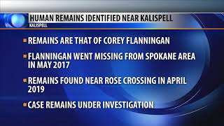 Authorities ID human remains found near Kalispell