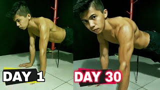100 PUSH UPS for 30 DAYS CHALLENGE | QUICK RESULTS