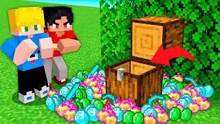Descobri o Tesouro do Meu Amigo no Minecraft!