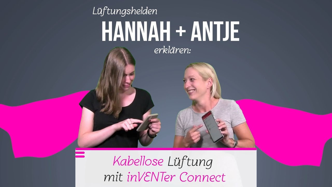 Kabellose Lüftung mit inVENTer Connect: Wie geht das und was steckt