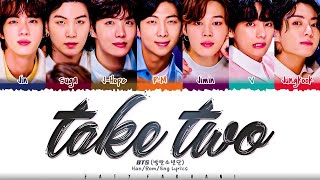 BTS (방탄소년단) - 'Take Two' Lyrics [Color Coded_Han_Rom_Eng] Resimi