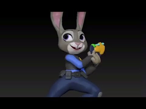 judy hopps zootopia 3d
