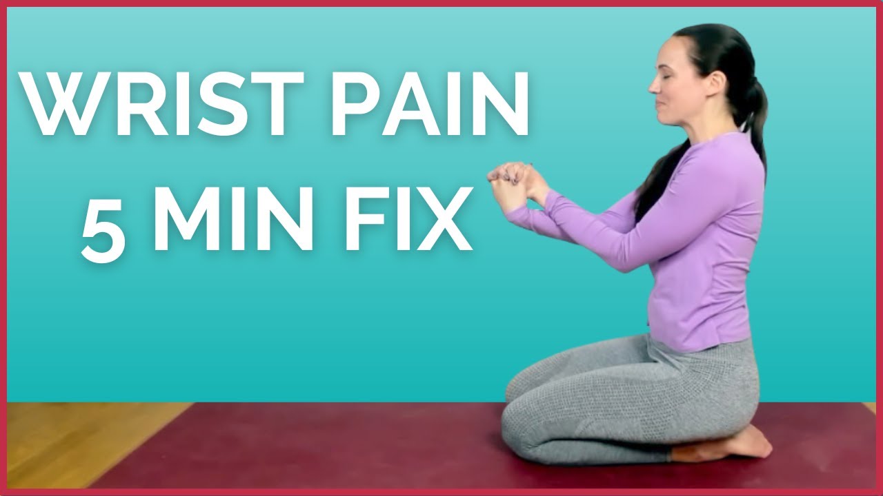 5 min Yoga to Relieve Wrist Pain & Carpal Tunnel Syndrome 