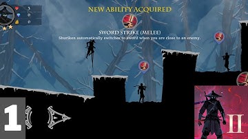 Ninja Arashi 2 - Gameplay Walkthrough Part 1 Levels 1-5 (Android, iOS)