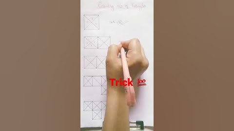 Counting triangles #gate #csir #shorts #youtubeshorts #viral  #general #youtube #video #tricks