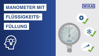 Manometer mit Fl&uuml;ssigkeitsf&uuml;llung | Vorteile & Einsatzbereiche