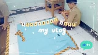 cara membuat taplak meja dari bahan' berikut ini!