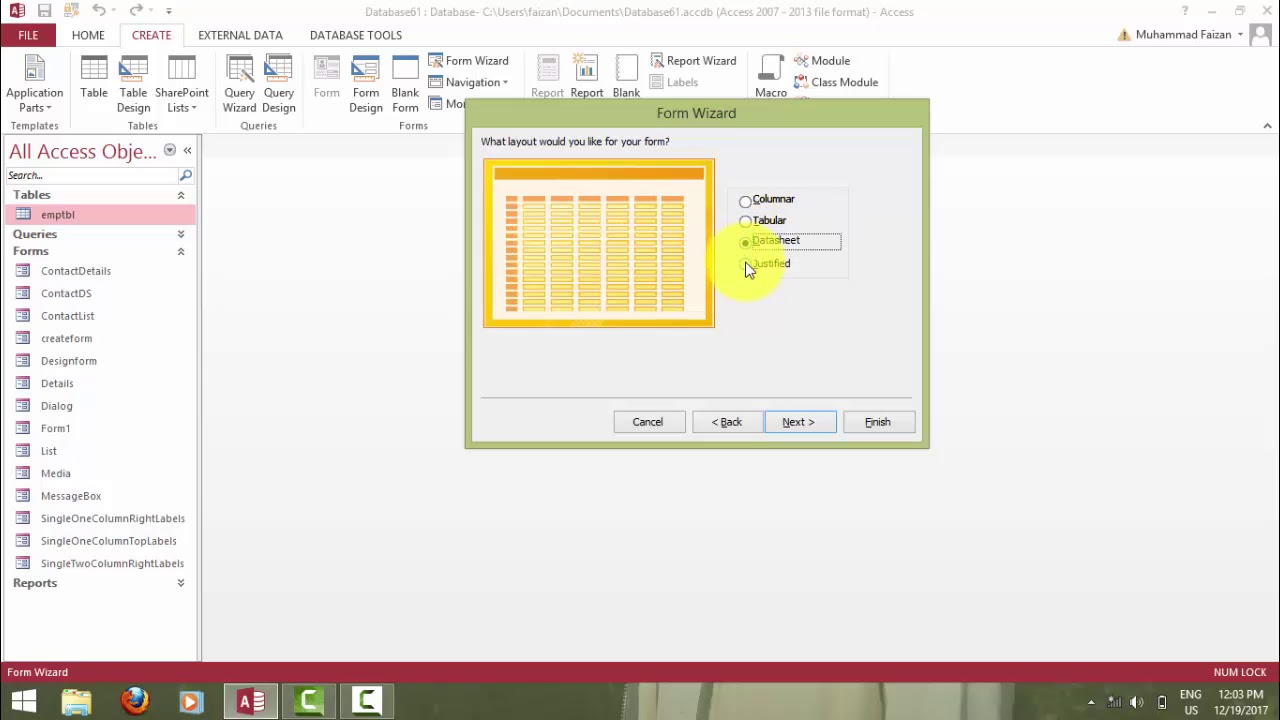 Sir Faisal Lecture 24 to 32 - step by step Complete MS Access Tutorial in Pashto (A to Z)
