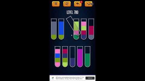 Water Sort Puzzle - Color Liquid Sorting Game Level 780 Solution