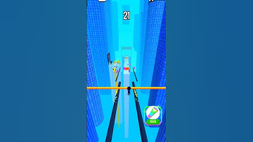 Roof Rails Level 7 Gameplay 😱🔥 | Best Tricks & Perfect Finish | Android Game #shorts #gaming