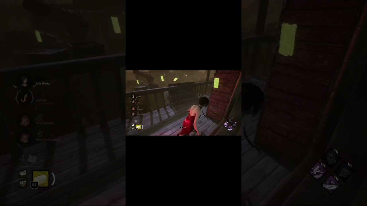 Clean Legion 360, poor guy started leaning on the railing to play it off [Dead by Daylight]