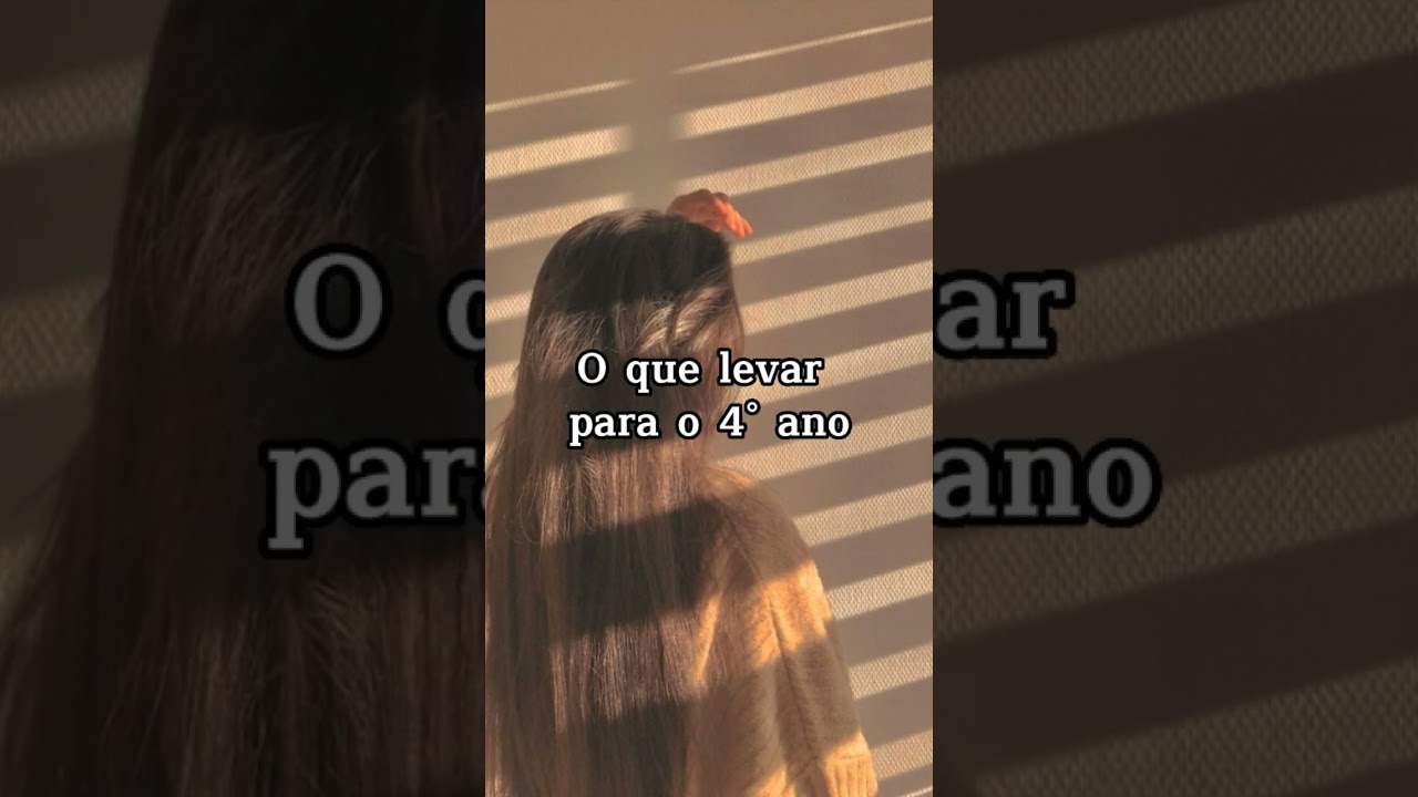 O que levar para a 4° ano💗