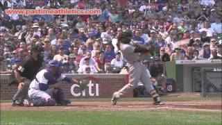 Andrew McCutchen Slow Motion Hitting Mechanics Baseball Swing Pirates MLB Tips Drills
