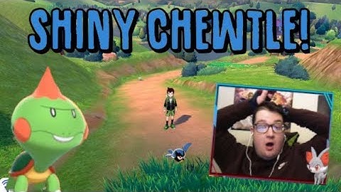 LIVE Shiny Chewtle after 191 Battles! ~ My 1st SwSh Shiny!