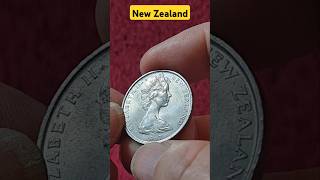 New Zealand, 1967, 20 Cents. #coins #oldcoin #history