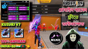 Ob51 Kuzuki V7 ✅New Update Antiban FF Panel🔥Free Fire Injector😈FF panel Hack Mobile FF Injector 🔴