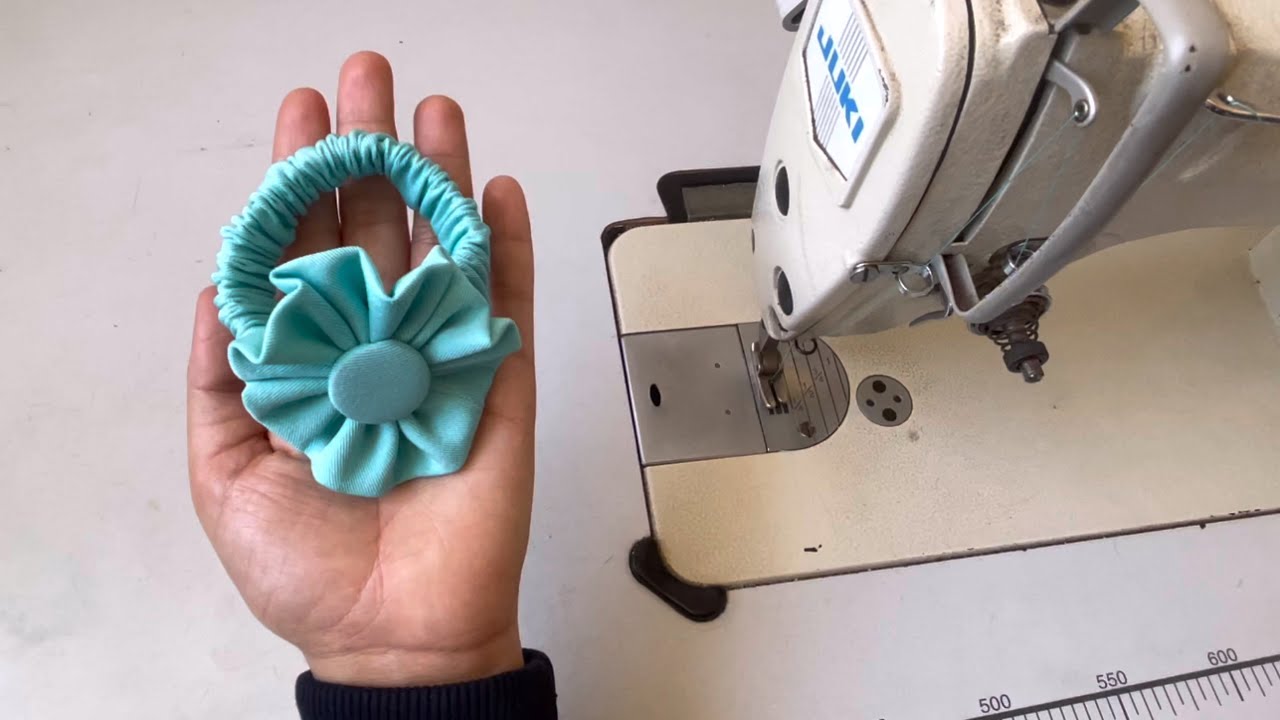 أفكار خياطة من بقايا القماش مشروع مربح جدا مطلوب وغير مكلف في دقائق / بندانة Diy Sewing / Secrunchie